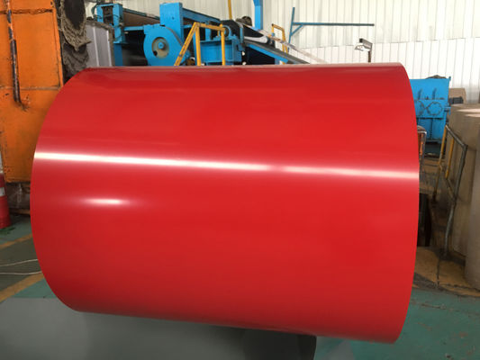 300-550MPa Vòng thép phủ màu 0.13mm-0.8mm cho hệ thống mái nhà