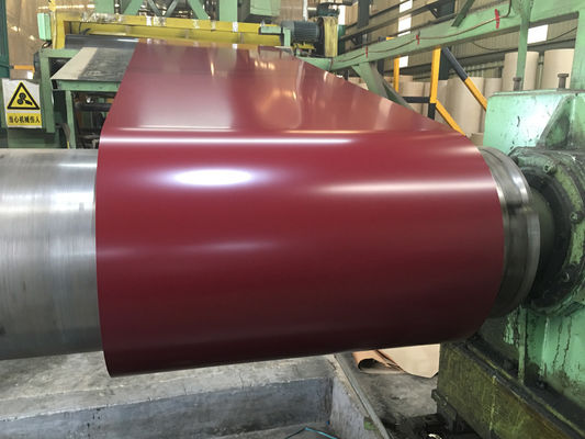 PE / SMP / HDP / PVDF Color Coated Steel Coil Nhà sản xuất Độ bền cao
