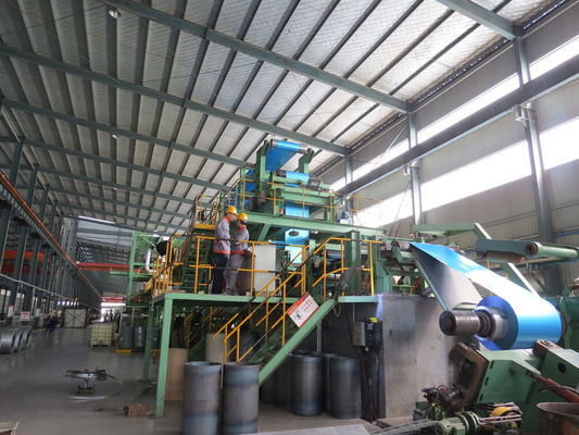 Đường dây chuyền thép galvanized Spangle thông thường, Đường dây chuyền thép phủ Aluzinc