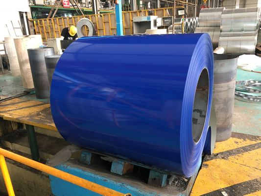 Đường cuộn thép sơn trước đáng tin cậy Nhiều màu sắc với lớp phủ kẽm