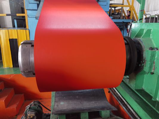 Đường cuộn thép sơn trước đáng tin cậy Nhiều màu sắc với lớp phủ kẽm
