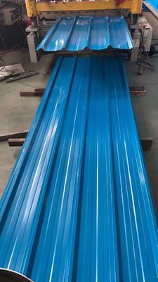 1000-6000mm tấm mái nhà màu lợp lợp / Zero Spangle