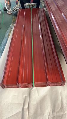 1000-6000mm tấm mái nhà màu lợp lợp / Zero Spangle