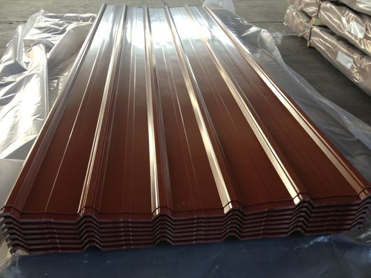 Bảng thép dây chuyền 0.13mm-0.5mm Bảng thép màu cho mái nhà