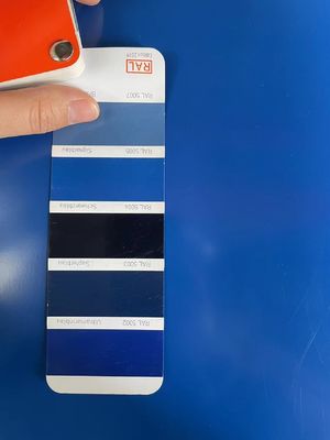 PPGL ốp thép phủ 600mm-1250mm Trắng / Xanh / Đỏ Chứng nhận ISO9001