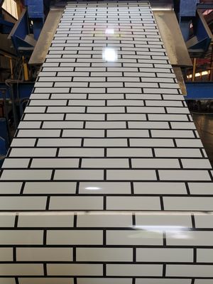 Ống cuộn tấm thép in phủ lớp phủ 600mm-1250mm Độ rộng chống ăn mòn
