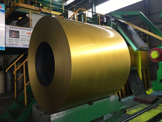 G350-G550 Vàng phủ màu Vòng thép chống ngón tay Slit Edge / Mill Edge