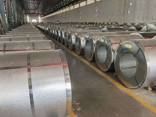 600-1250mm Hot Dip Galvanized Coil Kháng ăn mòn Thường xuyên / Không / Big Spangle