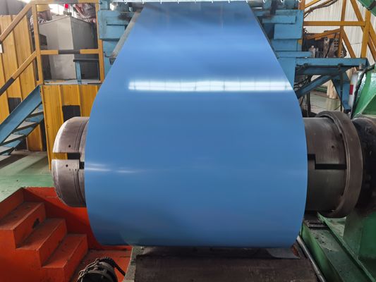 Màu Prepainted thép galvanized cuộn 600mm-1250mm chiều rộng cho xây dựng