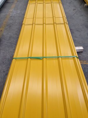 Chất liệu mái nhà bằng kim loại đúc galvanized theo yêu cầu / Chất liệu mái nhà Gi phủ màu