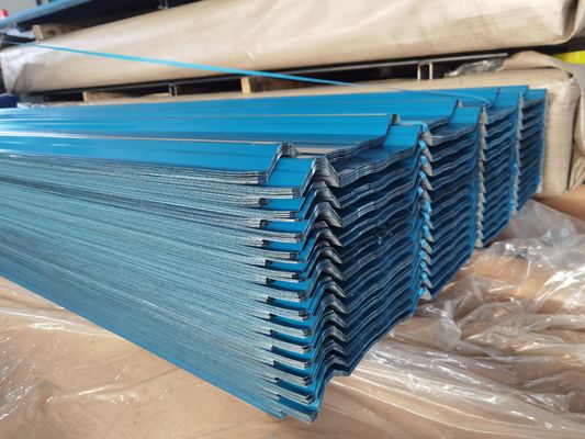 60-95HRB Độ cứng bề mặt Bảng thép màu cho lợi ích tấm lợp